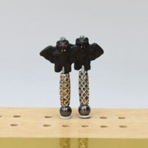 Black Bat Cribbage Pegs