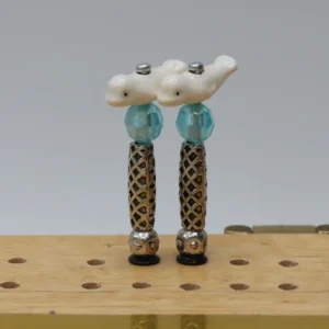 Beluga Whale Cribbage Pegs