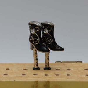 Ladies Crystal Boot Cribbage Pegs