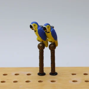Blue Parrot Cribbage Pegs