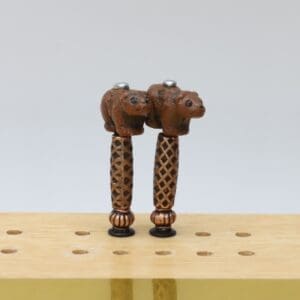 Brown Bear Cribbage Pegs