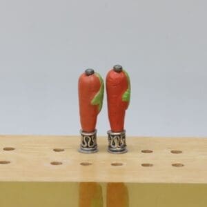 Carrot Cribbage Pegs