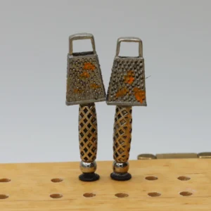 Cheese Grater Cribbage Pegs