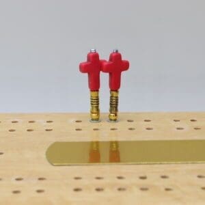 Hematite Cross Cribbage Pegs