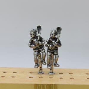 Lacrosse Player Cribbage Pegs