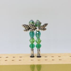 Metal Wing Dragonfly Cribbage Pegs
