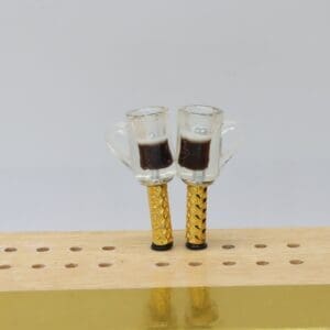 Dark Ale Beer Mug Cribbage Pegs