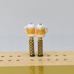Beer Mug Cribbage Pegs.