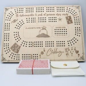 Cribbage Board Gift Package