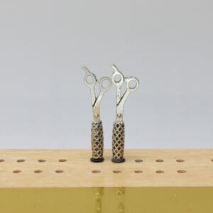 Hair Dresser Scissor Cribbage Pegs