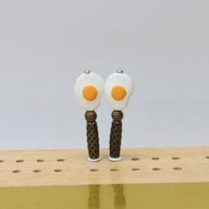 Fried Egg Cribbage Pegs