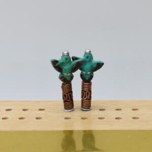 Porcelain Hummingbird Cribbage Pegs