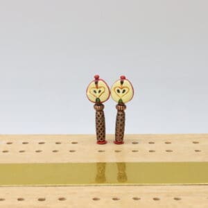 Red Apple Cribbage Pegs