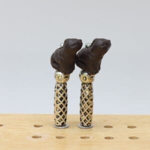Brown Labrador Cribbage Pegs