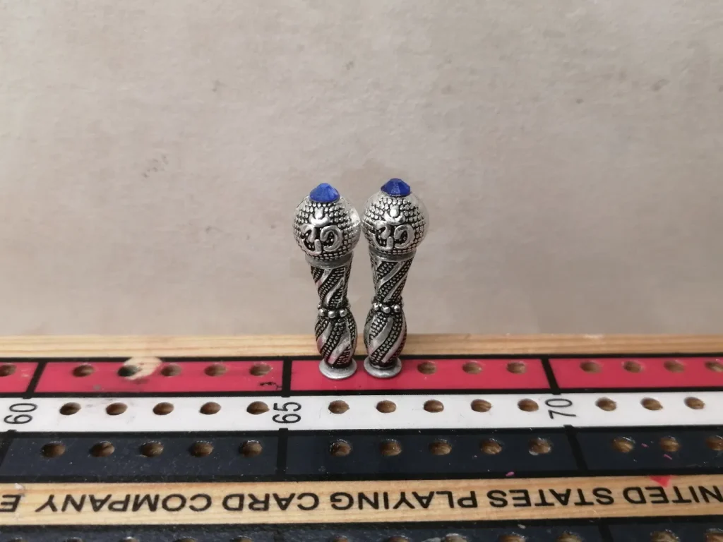 Ohm Sign Cribbage Pegs
