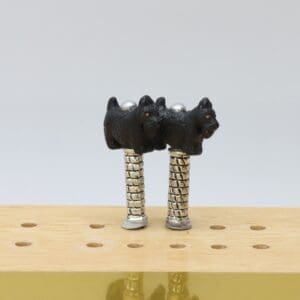 Black Scotty Cribbage Pegs