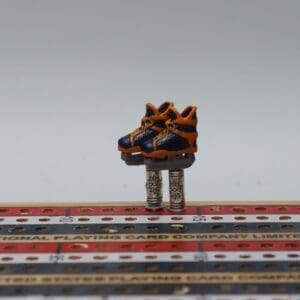 Hockey Skate Cribbage Pegs - Edmonton Alternate Colors