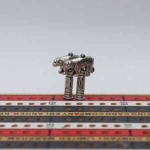 Silver Polar Bear Cribbage Pegs