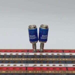 Bud Light Can Cribbage Pegs