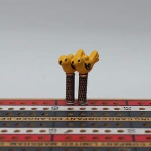 Yellow Song Bird Cribbage Pegs