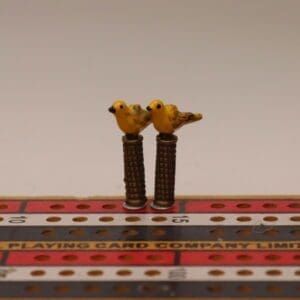 Yellow Warbler Cribbage Pegs
