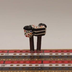Chocolate Confetti Cake Cribbage Pegs