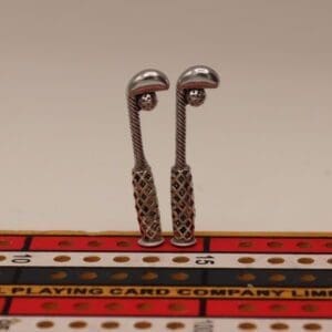 Golf Club with ball Cribbage Pegs