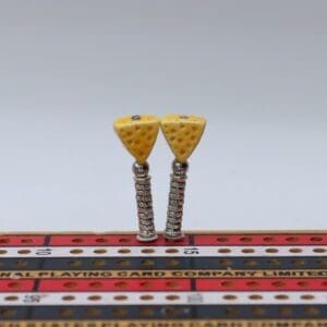 Cheese Wedge Cribbage Pegs