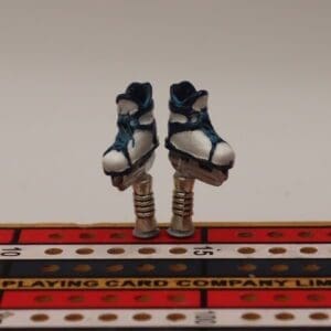 Hockey Skate Pegs Cribbage - Winnipeg -- Away