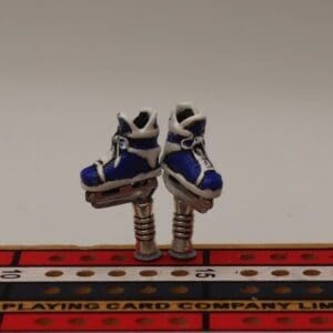 Hockey Skate Cribbage Pegs -- Toronto Home Colors