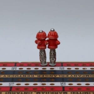 Fire Hydrant Cribbage Pegs