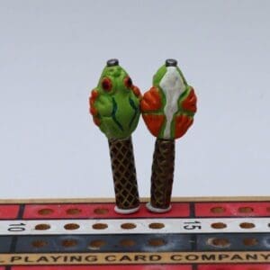 Tropical Frog Cribbage Pegs
