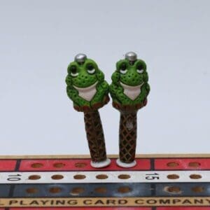 Tuxedo Frog Cribbage Pegs