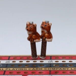 Red Sitting Fox Cribbage Pegs