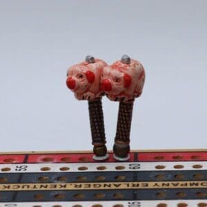 Pink Pig Cribbage Pegs.