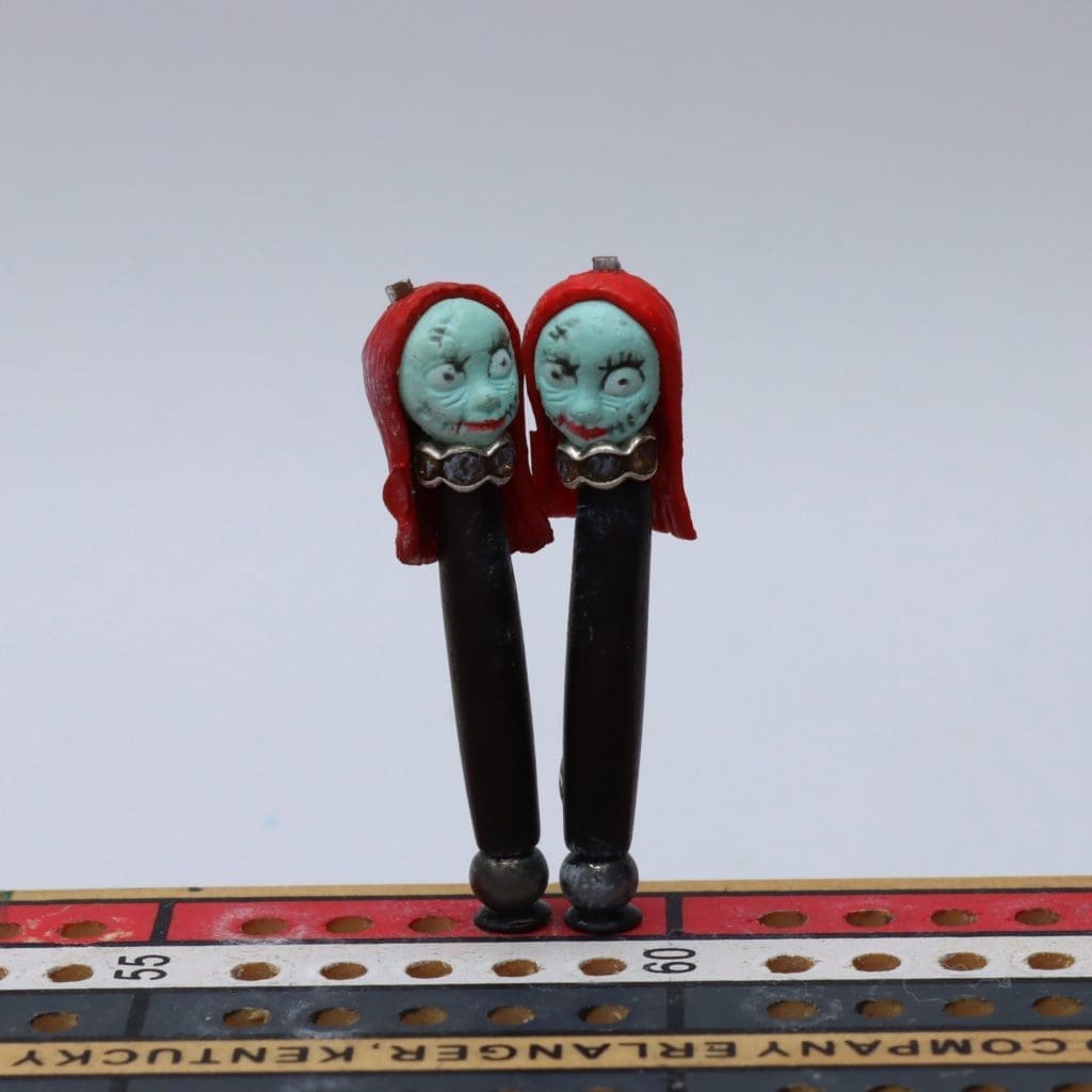 Nightmare before christmas cribbage pegs