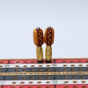 Hot Dog Cribbage Pegs
