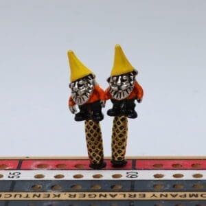 Colored Hat Garden Gnome Cribbage Pegs