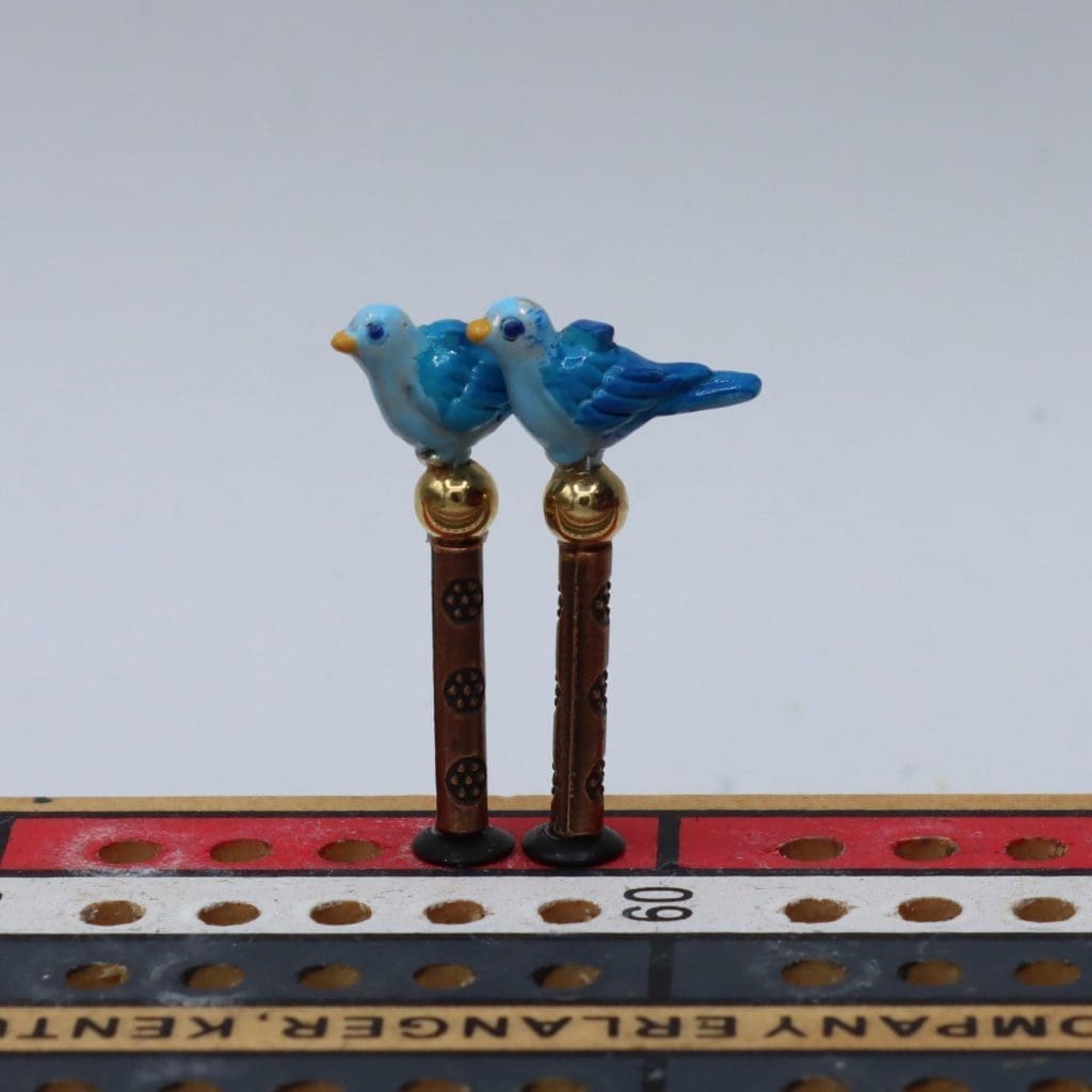 Bird cribbage pegs