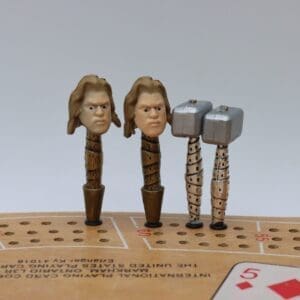 Thor and Thor's Hammer Cribbage Peg Set