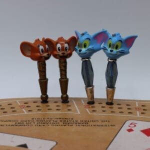 Tom and Jerry Cribbage Peg Set
