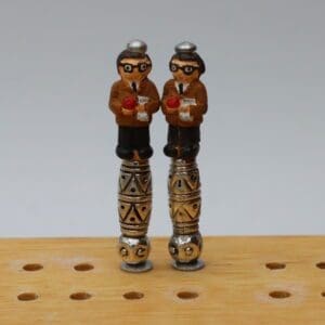 Male School Teacher Cribbage Pegs
