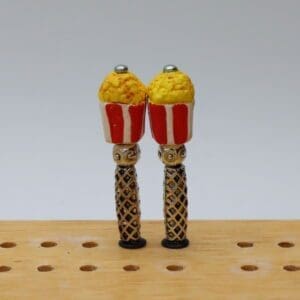 Popcorn Cribbage Pegs