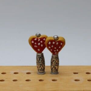 Heart Shaped Sugar Cookie Cribbage Pegs