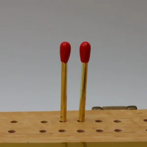 Matchstick cribbage pegs