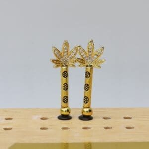 Cannabis Leaf Cribbage Pegs