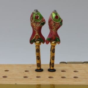 Cloisonne Fish Cribbage Pegs