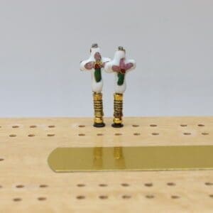 (Cloisonne) Cross Cribbage Pegs