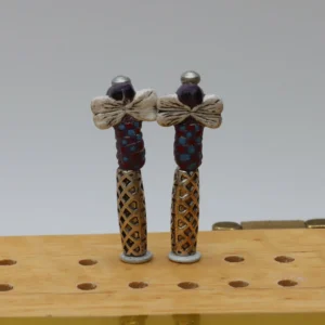 Dragonfly -- Dark Blue - Cribbage Pegs