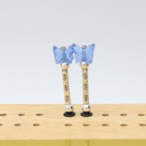 Mini Crystal Butterfly Cribbage Pegs